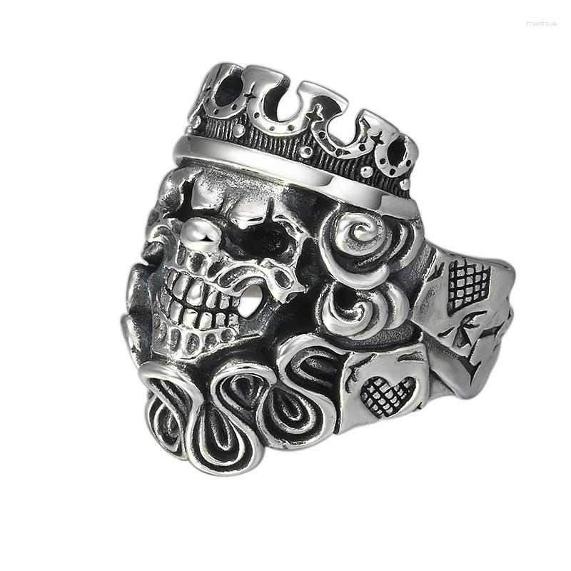 Cluster Rings International Standard S925 Sterling Silver Jewelry Ring Thai Personality Trend Creative Fun Skull Fashion Men's
Cluster Rings International Standard S925 Sterling Silver Jewelry Ring Thai Personality Trend Creative Fun Skull Fashion Men's