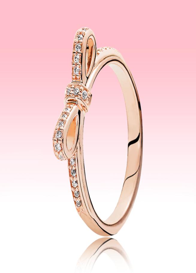 Rose gold plated Full Crystal Bowknot ring Beautiful Women Summer Jewelry for Pandora 925 Silver Bow Rings with Original box sets9597403
Rose gold plated Full Crystal Bowknot ring Beautiful Women Summer Jewelry for Pandora 925 Silver Bow Rings with Original box sets9597403