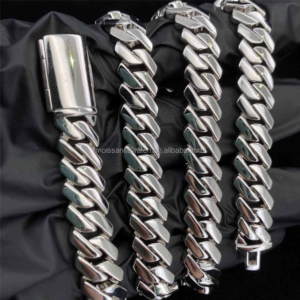 Custom Hip Hop S925 Silver Cuban Chain Fine Jewelry 10mm Plain Miami Cuban Link Chain Curb Chain Necklace for Women Men
Custom Hip Hop S925 Silver Cuban Chain Fine Jewelry 10mm Plain Miami Cuban Link Chain Curb Chain Necklace for Women Men