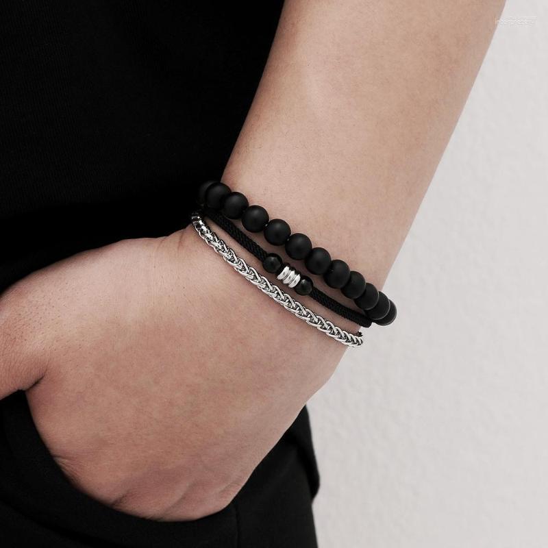 Strand Classic Stainless Steel Keel Chain Natural Stone Beads Bracelet For Men Fashion Vintage Hand Gift
Strand Classic Stainless Steel Keel Chain Natural Stone Beads Bracelet For Men Fashion Vintage Hand Gift