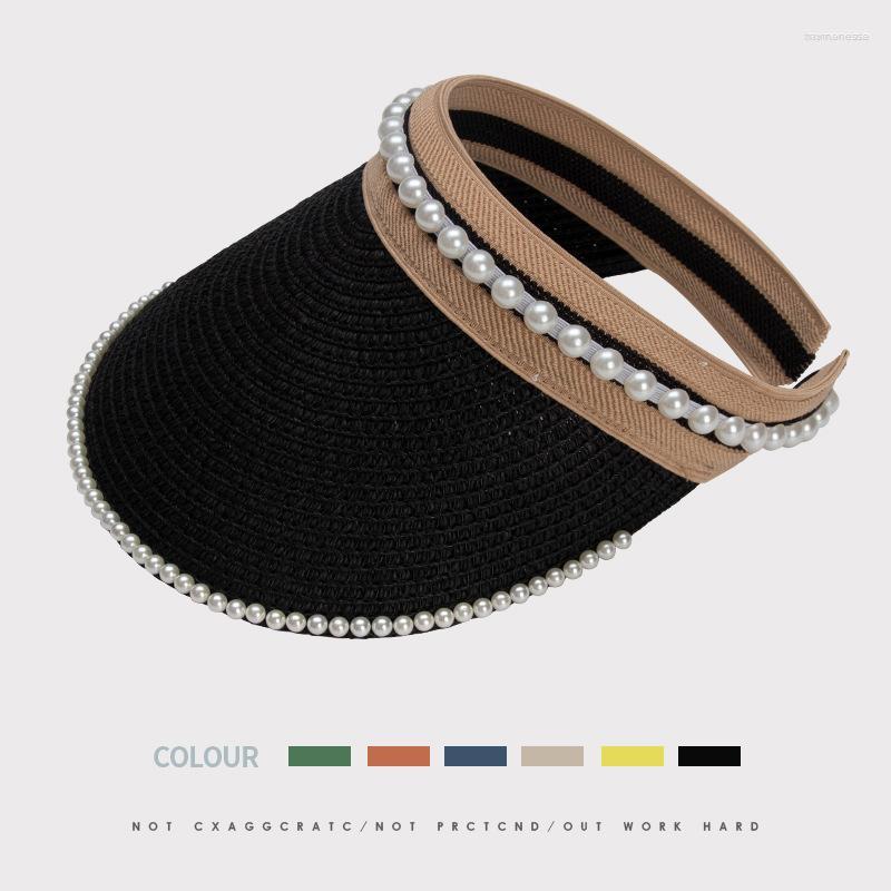 Wide Brim Hats 2023 FASHION CASUAL LADY HAT HOLLOW SUN PROTECTION STRAW HIGH QUALITY PEARL BEACH, Black
Wide Brim Hats 2023 FASHION CASUAL LADY HAT HOLLOW SUN PROTECTION STRAW HIGH QUALITY PEARL BEACH, Black