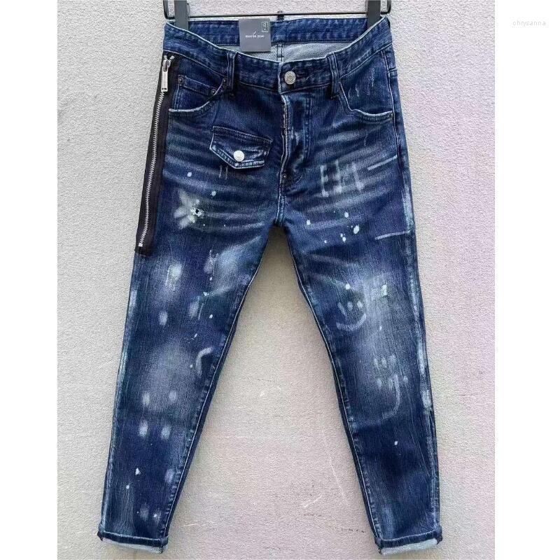 Men's Jeans Trendy Casual Hole Spray Painted Men's Fashion High Street Denim Fabric Pants 007#, 007
Men's Jeans Trendy Casual Hole Spray Painted Men's Fashion High Street Denim Fabric Pants 007#, 007