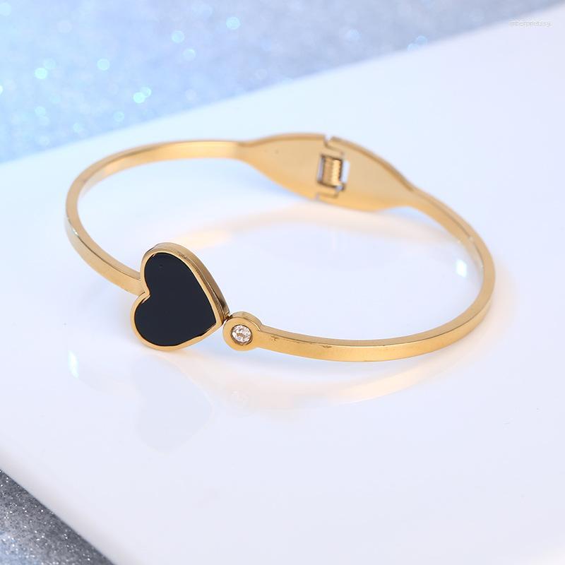 Bangle Stainless Steel Heart Love Bracelets & Bangles For Women Trendy Charms Gold Color Bracelet Wedding Jewelry
Bangle Stainless Steel Heart Love Bracelets & Bangles For Women Trendy Charms Gold Color Bracelet Wedding Jewelry
