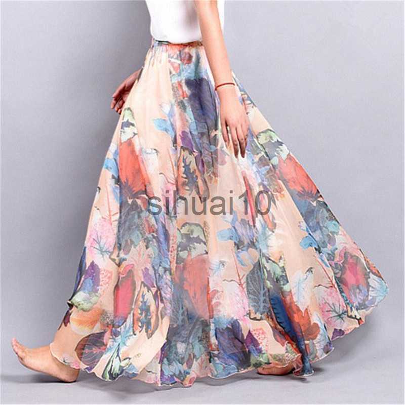Skirts Elegant Summer Long Skirt Women Chiffon Saia Beach Bohemian Maxi Skirts High Waist Tutu Casual Vestidos Harajuku Woman Clothes J230621, Style -26
Skirts Elegant Summer Long Skirt Women Chiffon Saia Beach Bohemian Maxi Skirts High Waist Tutu Casual Vestidos Harajuku Woman Clothes J230621, Style -26