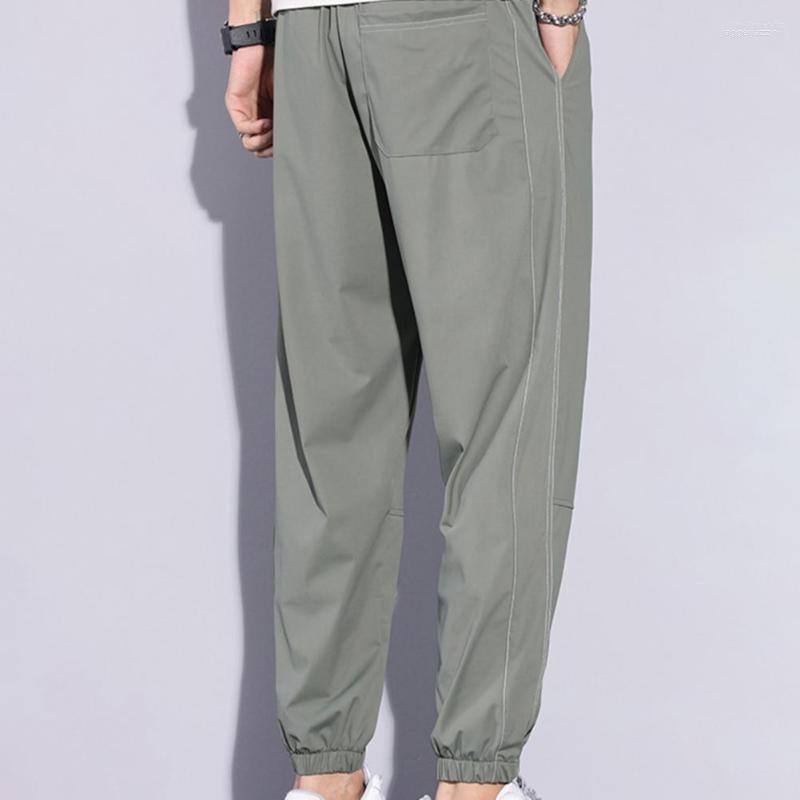 Men's Pants Men's Trendy Men Summer Elastic Waist Casual Pure Color Trousers, Green
Men's Pants Men's Trendy Men Summer Elastic Waist Casual Pure Color Trousers, Green