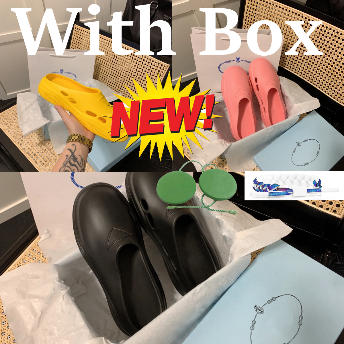 With Box Designer sandals Pool Mules Women platform sandals Sandals Sunset Flat Comfort Mules Summer Slippers Easy-to-wear Style Slides chypre
With Box Designer sandals Pool Mules Women platform sandals Sandals Sunset Flat Comfort Mules Summer Slippers Easy-to-wear Style Slides chypre