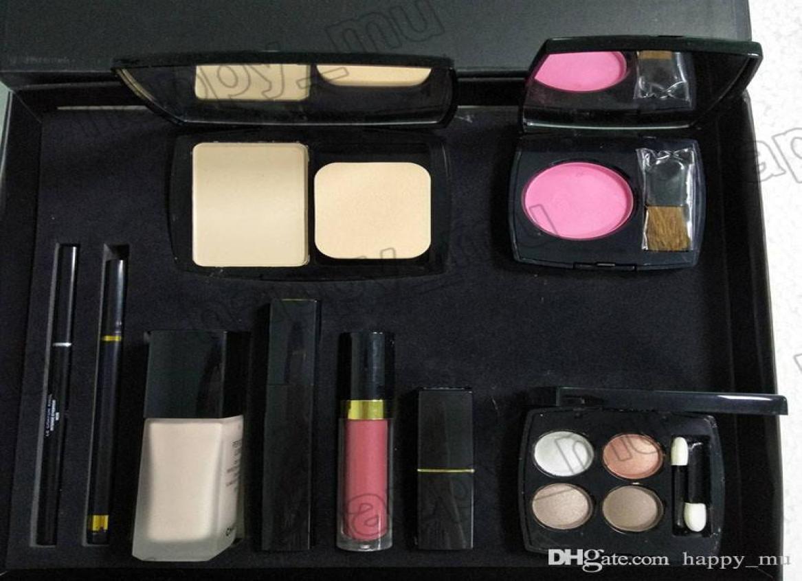 C brand 9 piece set Foundation powder Blush with brush Liquid foundation lipstick lipgloss eyeshadow palette eyeliner 9 in 1 set1003841
C brand 9 piece set Foundation powder Blush with brush Liquid foundation lipstick lipgloss eyeshadow palette eyeliner 9 in 1 set1003841