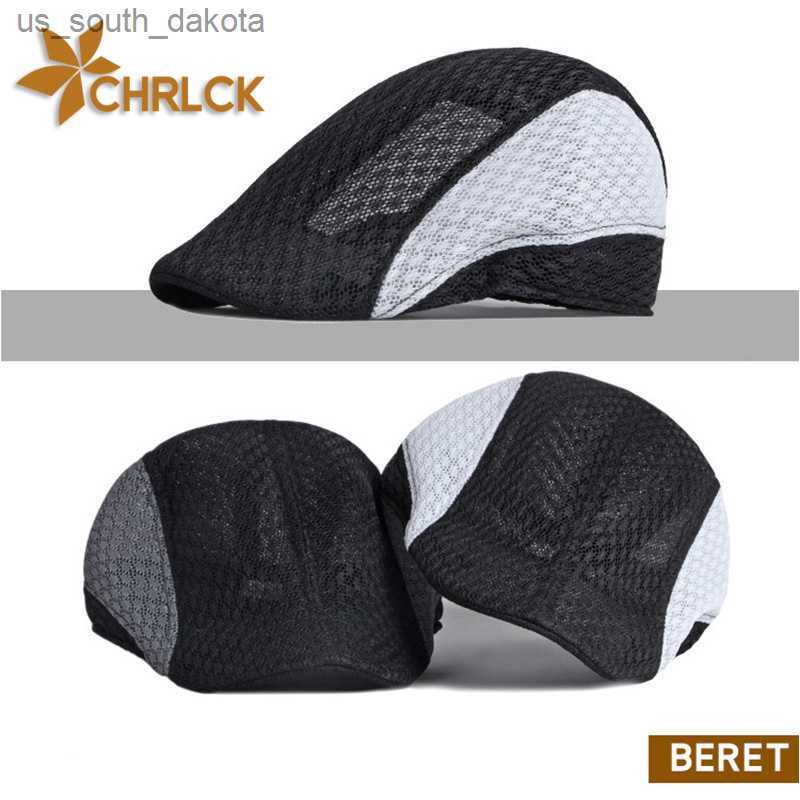Summer Men Women Casual Beret Hat Fashion Breathable Mesh Flat Cap Newsboy Style Beret Hats Adjustable Caps Gorras L230523, Gray and black
Summer Men Women Casual Beret Hat Fashion Breathable Mesh Flat Cap Newsboy Style Beret Hats Adjustable Caps Gorras L230523, Gray and black