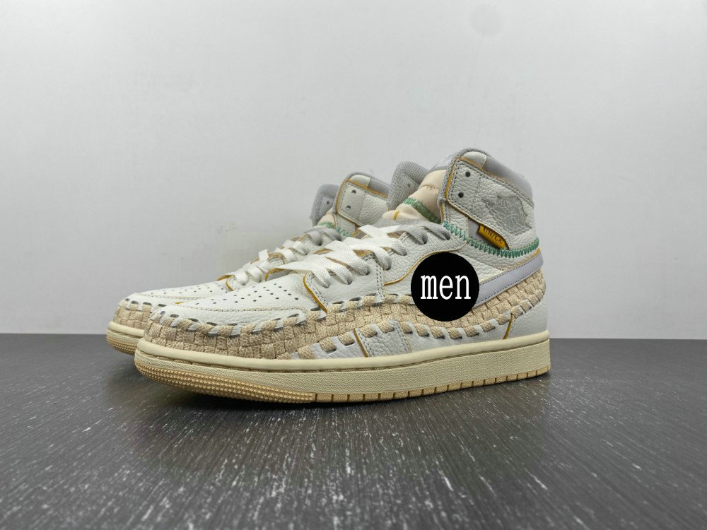Retro sports shoes 2023 new 1 High OG Woven men basketball shoes 1s Sail/Wolf Grey-Muslin-Pale Vanilla-Kinetic Green-University Gold male basketball sneakers
Retro sports shoes 2023 new 1 High OG Woven men basketball shoes 1s Sail/Wolf Grey-Muslin-Pale Vanilla-Kinetic Green-University Gold male basketball sneakers