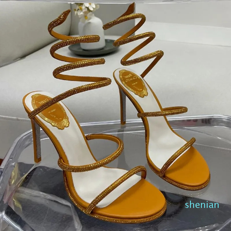Designer High Heel Sandals Women's Strass Shoes Ankle Wrap High Heel Wedding Crystal Encrusted Snake Luxury Designer Fashion 9.5cm With box, As pic
Designer High Heel Sandals Women's Strass Shoes Ankle Wrap High Heel Wedding Crystal Encrusted Snake Luxury Designer Fashion 9.5cm With box, As pic
