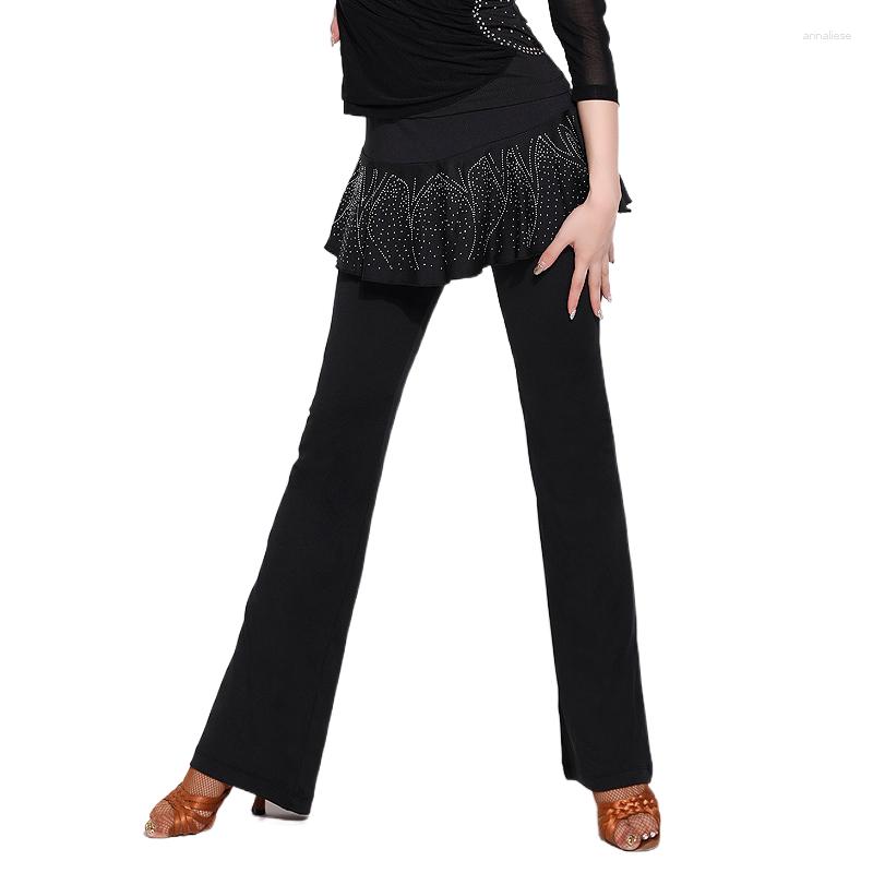 Stage Wear CLD-1470ZK Latin Dance Pants With Skirt Female Latino Competition Dress Samba Belly Bollroom Dancewear, Black
Stage Wear CLD-1470ZK Latin Dance Pants With Skirt Female Latino Competition Dress Samba Belly Bollroom Dancewear, Black