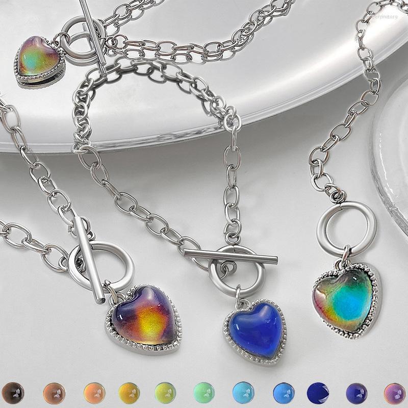 Bangle Temperature Sensitive Color Changing Love Pendant Bracelets For Women OT Buckle Bracelet Creative Bangles Korean Fashion Jewelry
Bangle Temperature Sensitive Color Changing Love Pendant Bracelets For Women OT Buckle Bracelet Creative Bangles Korean Fashion Jewelry