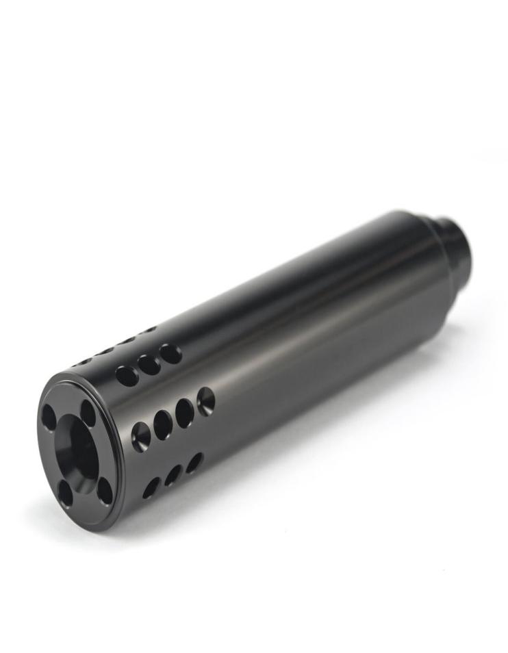 Others Tactical Accessories 55quot Extra Long 12x28 Linear Compensator Muzzle Brake for 22LR 223 556 9MM9752792, Black