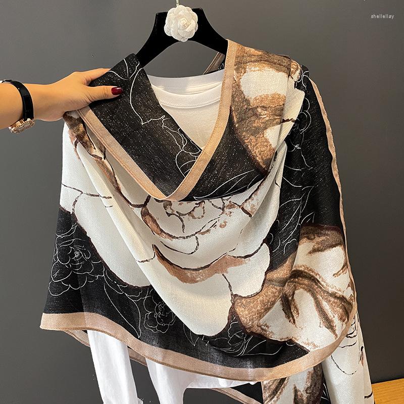Scarves Long Shawls Wraps Women Large Hijab Scarf Floral Printed Kerchief Neck For Ladies 90 180CM Beach Shawl Cotton 2023
Scarves Long Shawls Wraps Women Large Hijab Scarf Floral Printed Kerchief Neck For Ladies 90 180CM Beach Shawl Cotton 2023