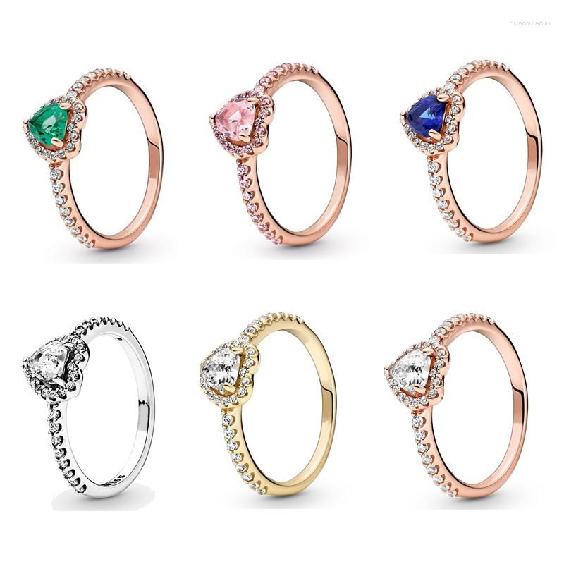 Cluster Rings Authentic 925 Sterling Silver Sparkling Pink Elevated Heart Ring For Women Wedding Party Europe Fashion Jewelry
Cluster Rings Authentic 925 Sterling Silver Sparkling Pink Elevated Heart Ring For Women Wedding Party Europe Fashion Jewelry