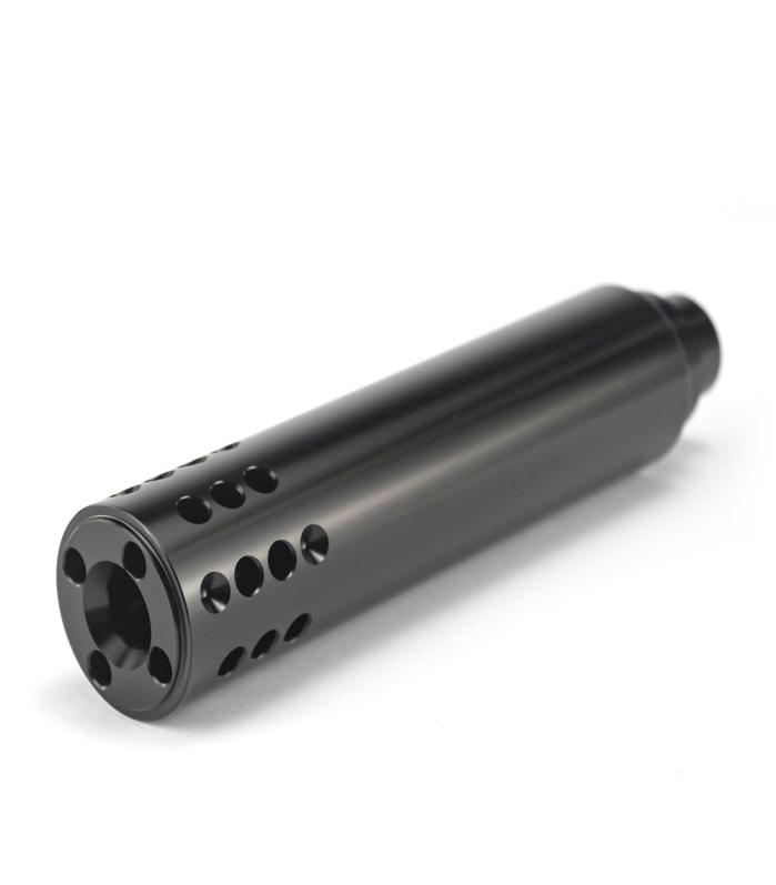 Others Tactical Accessories 55quot Extra Long 12x28 Linear Compensator Muzzle Brake for 22LR 223 556 9MM7844587, Black 
Others Tactical Accessories 55quot Extra Long 12x28 Linear Compensator Muzzle Brake for 22LR 223 556 9MM7844587, Black