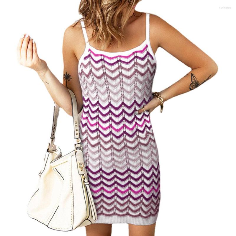 Casual Dresses 2023 Sling Dress Female Summer Striped Multicolor Thin Straps Slim Sweater Fashion, Brown
Casual Dresses 2023 Sling Dress Female Summer Striped Multicolor Thin Straps Slim Sweater Fashion, Brown
