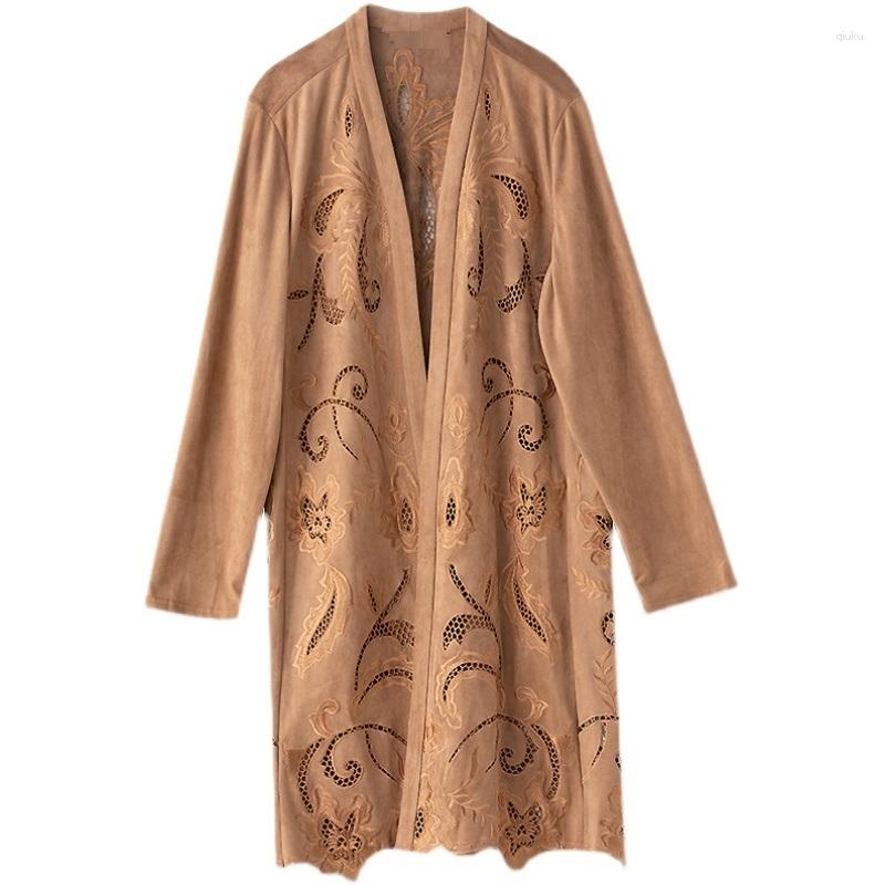 Women's Jackets 2023 Spring Summer Fashion Cardigan High Quality Women Hollow Out Embroidery Long Sleeve Casual Plus Size Coat Female, Picture shown
Women's Jackets 2023 Spring Summer Fashion Cardigan High Quality Women Hollow Out Embroidery Long Sleeve Casual Plus Size Coat Female, Picture shown