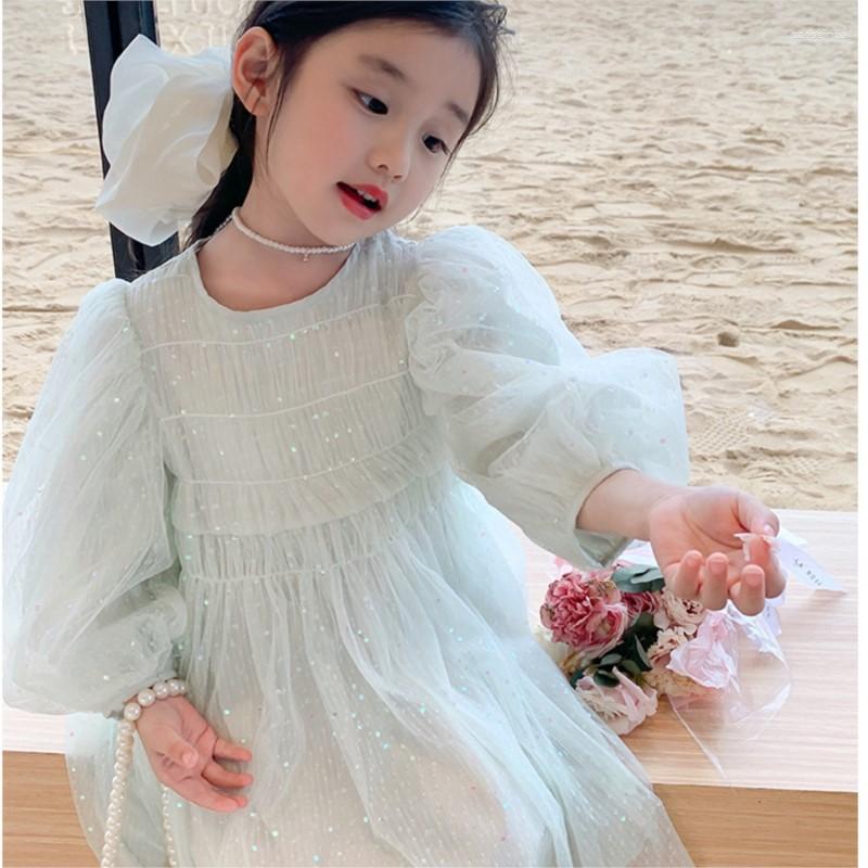 Girl Dresses Girls' Green Lace Dress Arrival Children's Long Sleeve Princess Creative Baby Cute Versatile Mesh 1PCS LE554
Girl Dresses Girls' Green Lace Dress Arrival Children's Long Sleeve Princess Creative Baby Cute Versatile Mesh 1PCS LE554