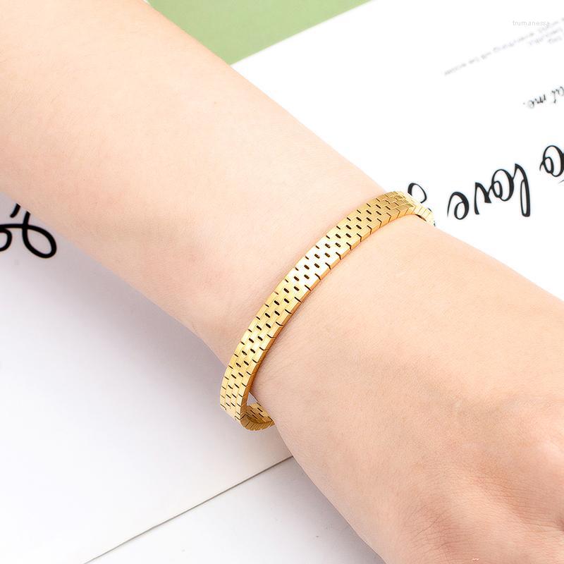 Bangle Wholesale High Quality Unique Design Watch Chain Shape Stainless Steel Bracelets For Women Love Bangles Trendy Jewelry Gift Raym22
Bangle Wholesale High Quality Unique Design Watch Chain Shape Stainless Steel Bracelets For Women Love Bangles Trendy Jewelry Gift Raym22