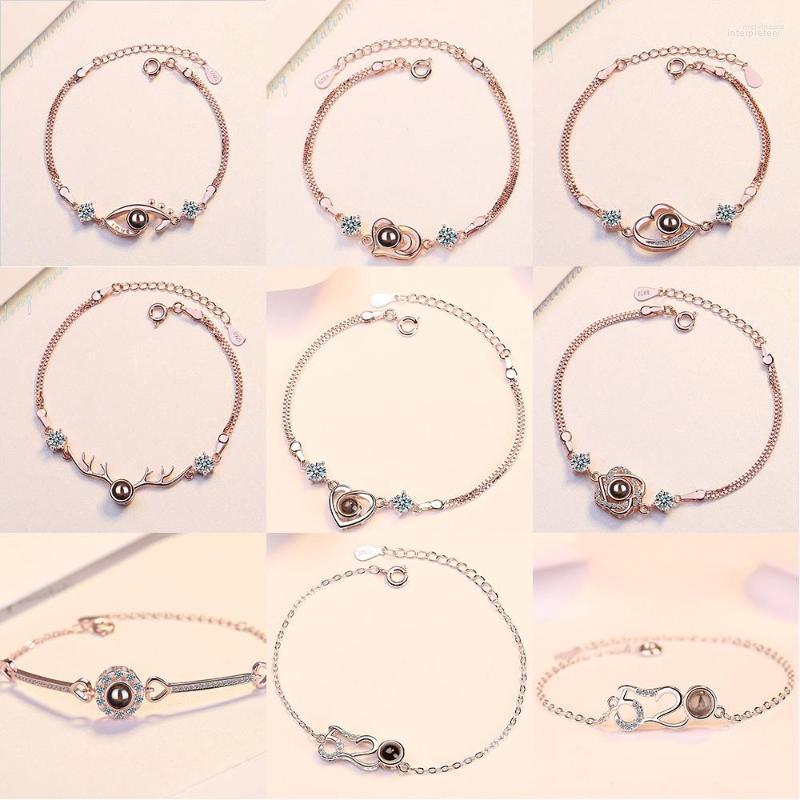 Link Bracelets Antlers Love Heart 520 For Women Inlaid Zircon 2023 Trend Double-deck Projection Stone Female Jewelry
Link Bracelets Antlers Love Heart 520 For Women Inlaid Zircon 2023 Trend Double-deck Projection Stone Female Jewelry