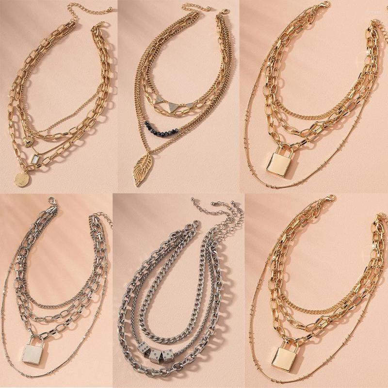 Pendant Necklaces Lock Heart Shaped Artificial Pearl Feather Angel For Women Fashion Multilevel Thick Chain Necklace Jewelry
Pendant Necklaces Lock Heart Shaped Artificial Pearl Feather Angel For Women Fashion Multilevel Thick Chain Necklace Jewelry