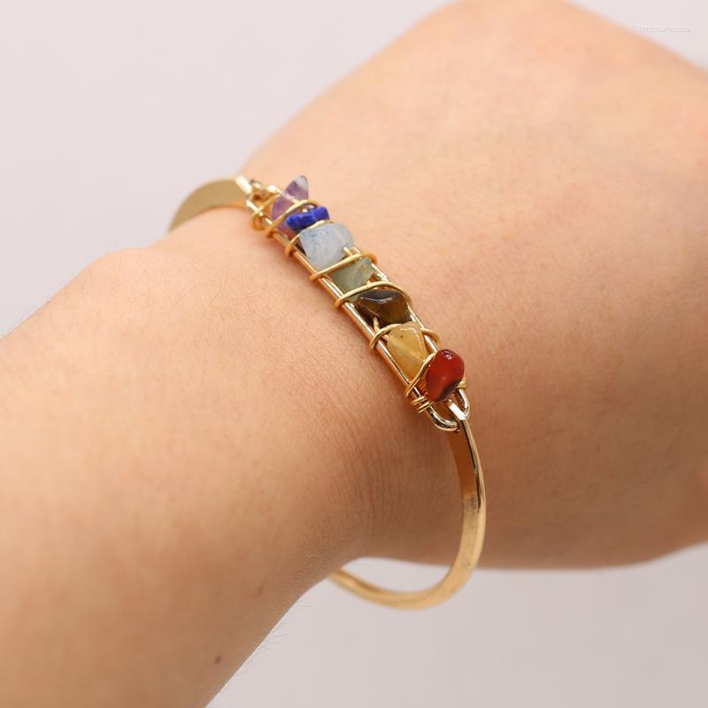 Bangle Natural Semi-precious Stone Inlaid With Color Stones Opening Golden Crystal Bud Bracelet CraftsDIY Jewelry GiftBangle Raym22
Bangle Natural Semi-precious Stone Inlaid With Color Stones Opening Golden Crystal Bud Bracelet CraftsDIY Jewelry GiftBangle Raym22