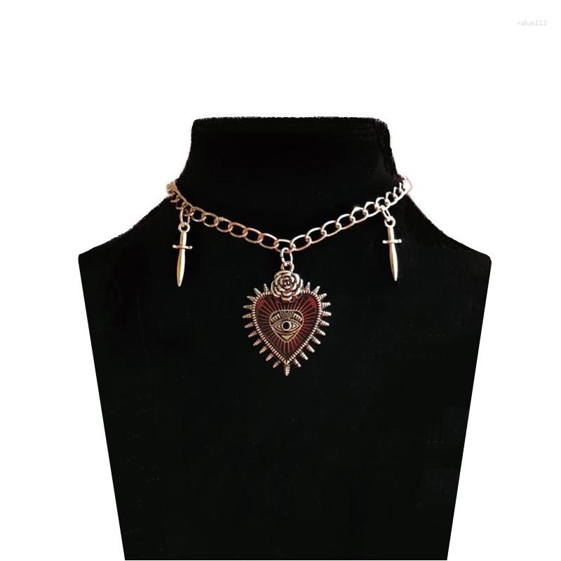 Pendant Necklaces Gothic Hip Hop Y2k Jewelry Wild Rose Cross Necklace Vintage Love Sword Eye Thorns Women's Party Favor
Pendant Necklaces Gothic Hip Hop Y2k Jewelry Wild Rose Cross Necklace Vintage Love Sword Eye Thorns Women's Party Favor