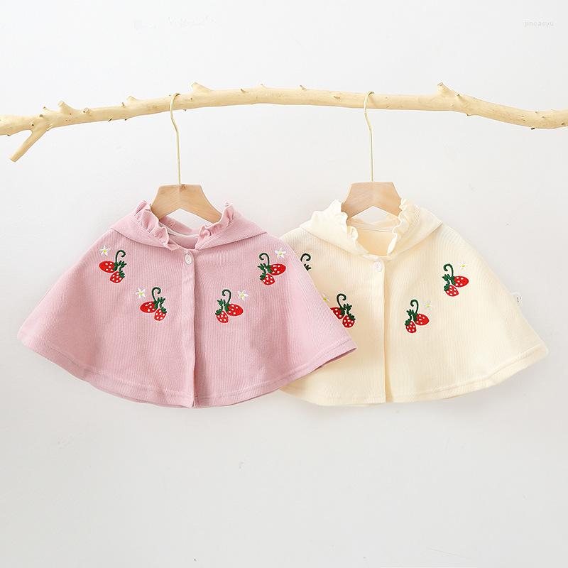 Jackets Infant Baby Boys Girls Strawberry Embroidered Hooded Cloak Spring Autumn Kids Wraps Coat Children Clothing, B0396 white
Jackets Infant Baby Boys Girls Strawberry Embroidered Hooded Cloak Spring Autumn Kids Wraps Coat Children Clothing, B0396 white