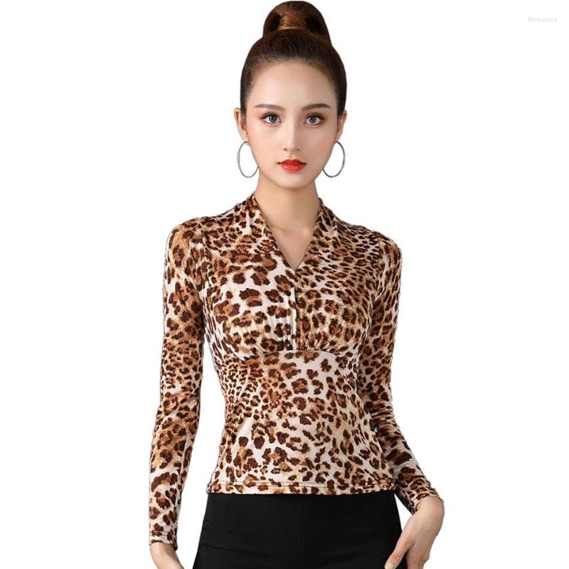 Stage Wear Autumn Long Short Sleeves Leopard Women Latin Dance Tops Ballroom Dancing Costume Clothes Tango Chacha Practice L001C, Short sleeves shirt
Stage Wear Autumn Long Short Sleeves Leopard Women Latin Dance Tops Ballroom Dancing Costume Clothes Tango Chacha Practice L001C, Short sleeves shirt