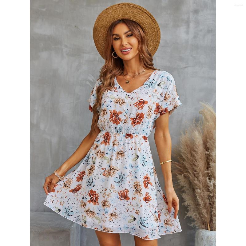 Party Dresses Women' Boho Floral Print Flowy Dress V Neck A-Line Vintage Chiffon Mini 2023 Beach, White
Party Dresses Women' Boho Floral Print Flowy Dress V Neck A-Line Vintage Chiffon Mini 2023 Beach, White