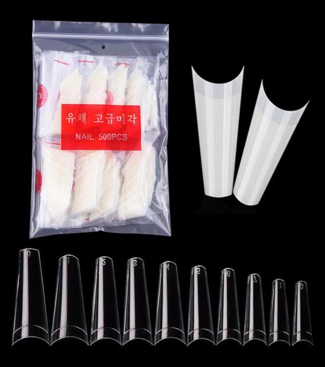 500pcs per Bag Half Cover Ballerina False Nails 10 Sizes French Coffin Fake Nails Natural Flat Shape NA6028242131, Black
500pcs per Bag Half Cover Ballerina False Nails 10 Sizes French Coffin Fake Nails Natural Flat Shape NA6028242131, Black
