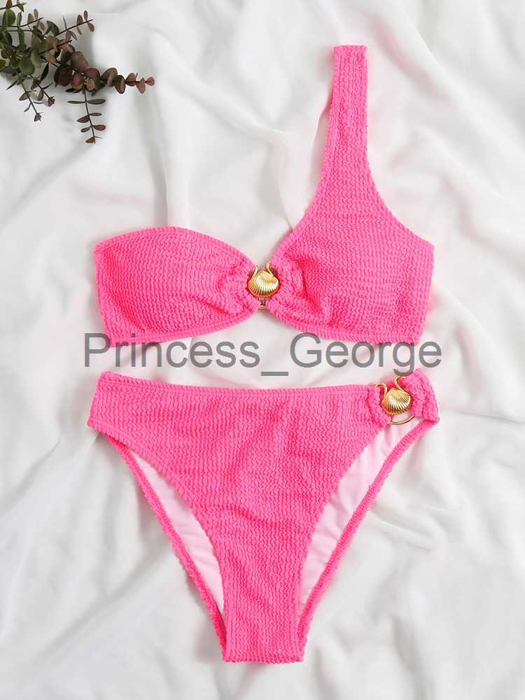 Women's Plus Size Swimwear Sexy Solid Conch Bikinis Women Swimsuit 2023 One Shoulder Swimwear Cut Out Bathing Suit Beachwear Biquini female Maillot de bain x0621, Hy2309p1
Women's Plus Size Swimwear Sexy Solid Conch Bikinis Women Swimsuit 2023 One Shoulder Swimwear Cut Out Bathing Suit Beachwear Biquini female Maillot de bain x0621, Hy2309p1