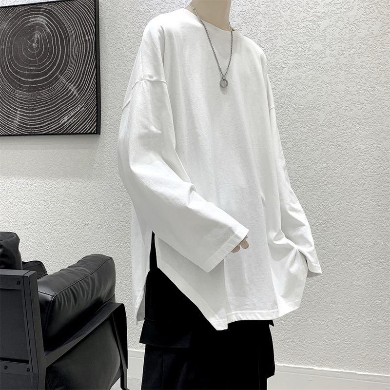 Men's T Shirts Oversize Shirt Men Irregular Split Design Long Sleeve T-shirts Men's Trendy Bottoming Loose Tees Tops, Black
Men's T Shirts Oversize Shirt Men Irregular Split Design Long Sleeve T-shirts Men's Trendy Bottoming Loose Tees Tops, Black