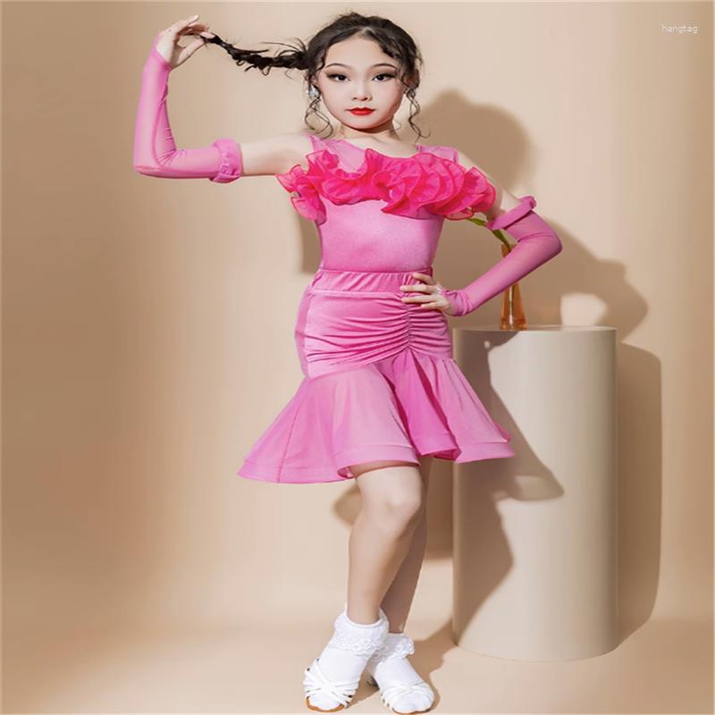 Stage Wear Children Latin Dance Dress Girl Professional /ballroom/ Samba/waltz/tango / Cha Gymnastic Leotards Ballet, Green
Stage Wear Children Latin Dance Dress Girl Professional /ballroom/ Samba/waltz/tango / Cha Gymnastic Leotards Ballet, Green