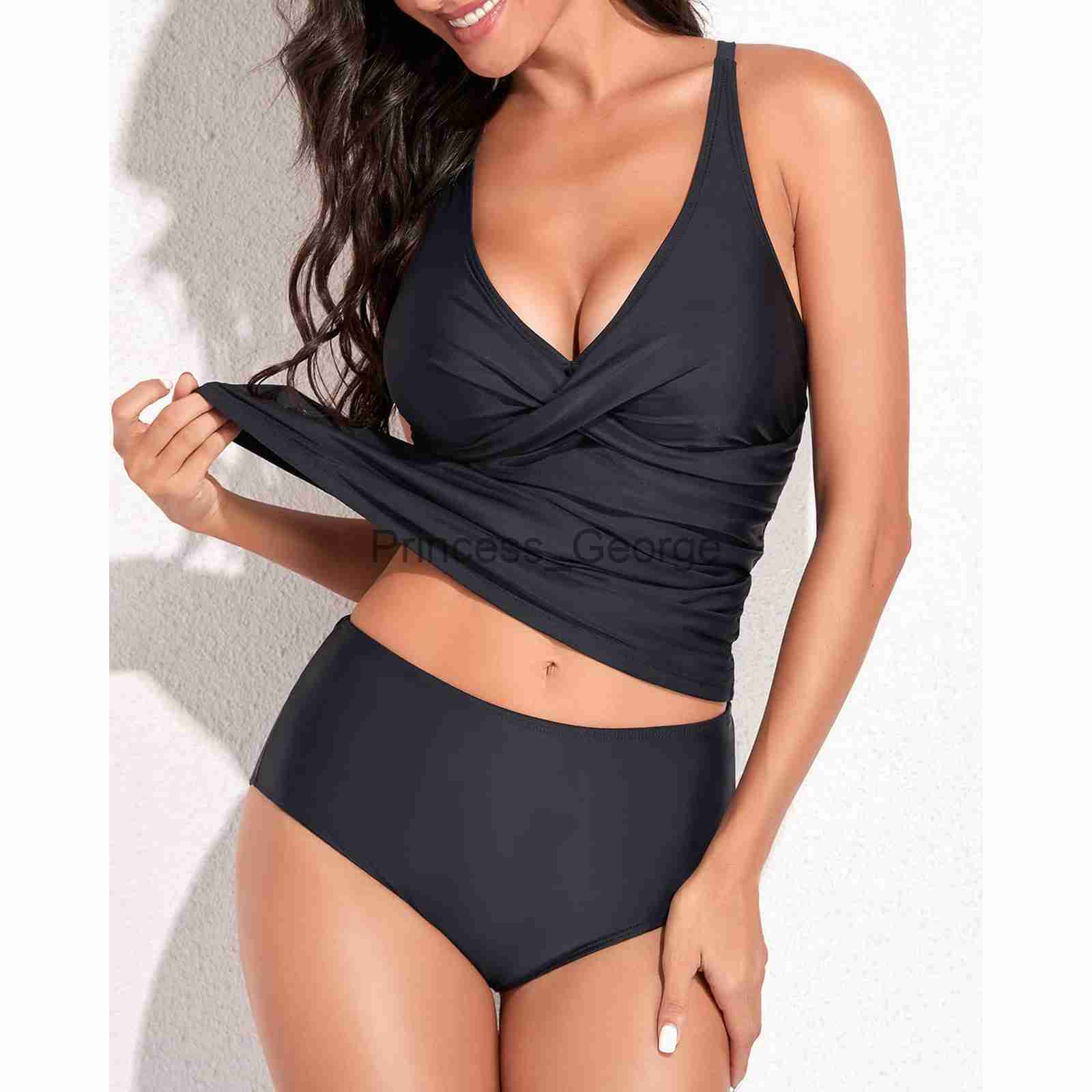 Women's Plus Size Swimwear Women Tankini Swimsuits For Women Tummy Control Bathing Suits Two Piece Tankini Tops With Bikini Bottoms Twists Swimwear L5 x0621, Dark blue
Women's Plus Size Swimwear Women Tankini Swimsuits For Women Tummy Control Bathing Suits Two Piece Tankini Tops With Bikini Bottoms Twists Swimwear L5 x0621, Dark blue