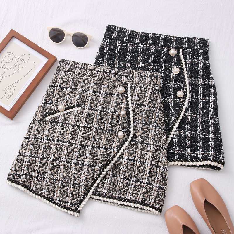 Skirts Tweed Skirts for Women Solid High Waist Slimming Skirts Autumn Spring 2022 Buttons Double Breasted Tweed Wool Mini Skirt J230621, Nzdk629d1
Skirts Tweed Skirts for Women Solid High Waist Slimming Skirts Autumn Spring 2022 Buttons Double Breasted Tweed Wool Mini Skirt J230621, Nzdk629d1