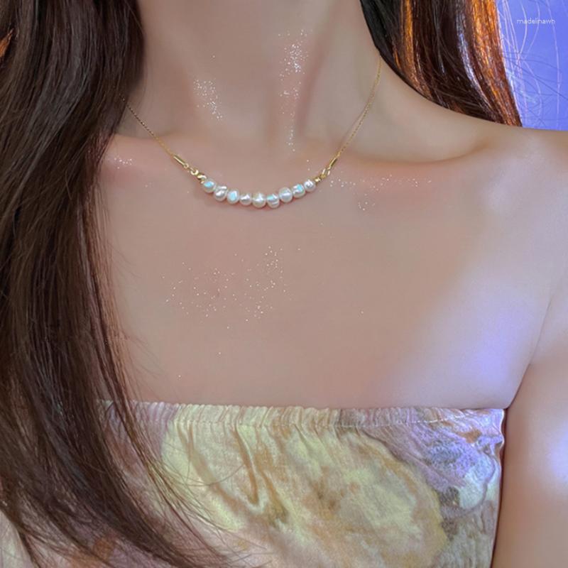 Chains Niche Design High-End Clavicle Chain Simple Pearl Ladies Necklace Fashion Exquisite Jewelry SAN1164
Chains Niche Design High-End Clavicle Chain Simple Pearl Ladies Necklace Fashion Exquisite Jewelry SAN1164