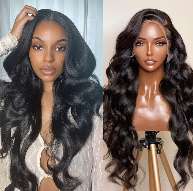 Lace Front Human Hair Wigs 13x4 Glueless Wig Hd Brazilian Frontal Wig for Black Women Body Wave Glueless Lace Human Hair Wig, Natural color
Lace Front Human Hair Wigs 13x4 Glueless Wig Hd Brazilian Frontal Wig for Black Women Body Wave Glueless Lace Human Hair Wig, Natural color