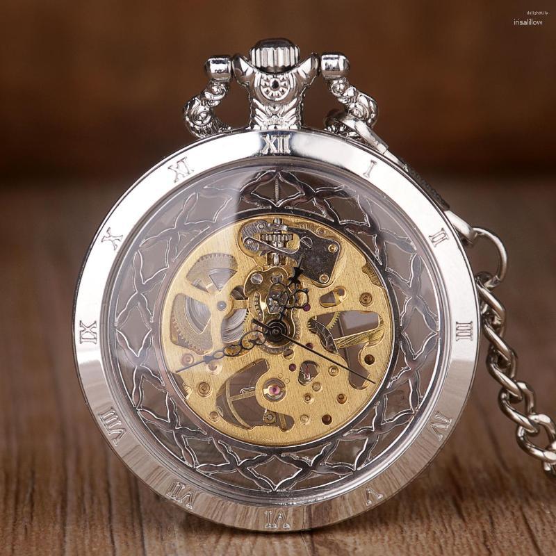 Pocket Watches Mechanical Watch FOB Chain Dial Hollow Steampunk Men Women Clock Mens Male Hand Wind Gift, Brown
Pocket Watches Mechanical Watch FOB Chain Dial Hollow Steampunk Men Women Clock Mens Male Hand Wind Gift, Brown