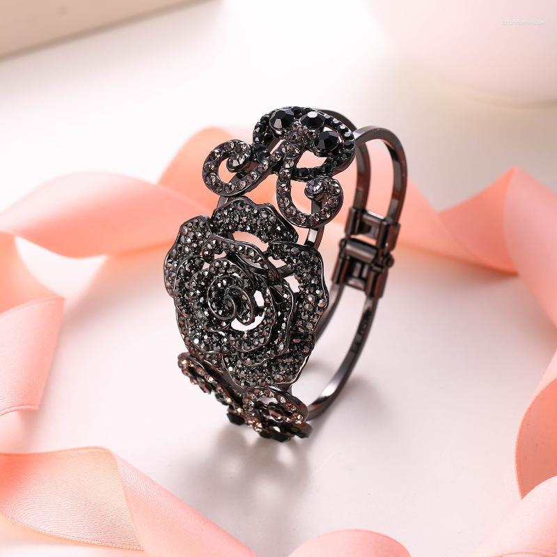 Bangle Tuliper Luxury Flower Women Femme Crystal Rhinestone Charm Bracelet Party Jewelry Gift Gold Tone Pulseras Mujer Raym22
Bangle Tuliper Luxury Flower Women Femme Crystal Rhinestone Charm Bracelet Party Jewelry Gift Gold Tone Pulseras Mujer Raym22