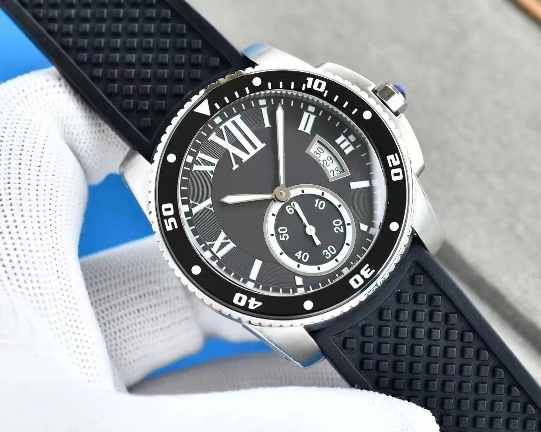 Mens 42mm Designer Watch Automatic Mechanical Rubber Strap Sport Waterproof Watch Men's Casuak Watch
Mens 42mm Designer Watch Automatic Mechanical Rubber Strap Sport Waterproof Watch Men's Casuak Watch