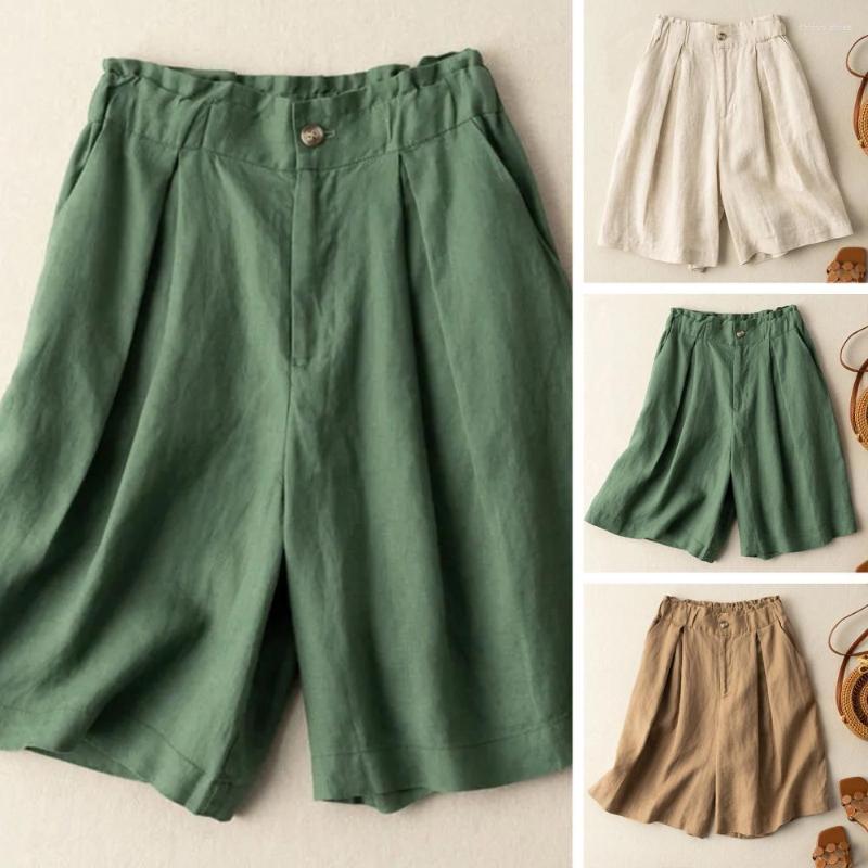 Women's Shorts Women's Summer Cotton Casual Solid High Waist Elastic Button Cozy Loose Linen Fashion 2023, Green
Women's Shorts Women's Summer Cotton Casual Solid High Waist Elastic Button Cozy Loose Linen Fashion 2023, Green