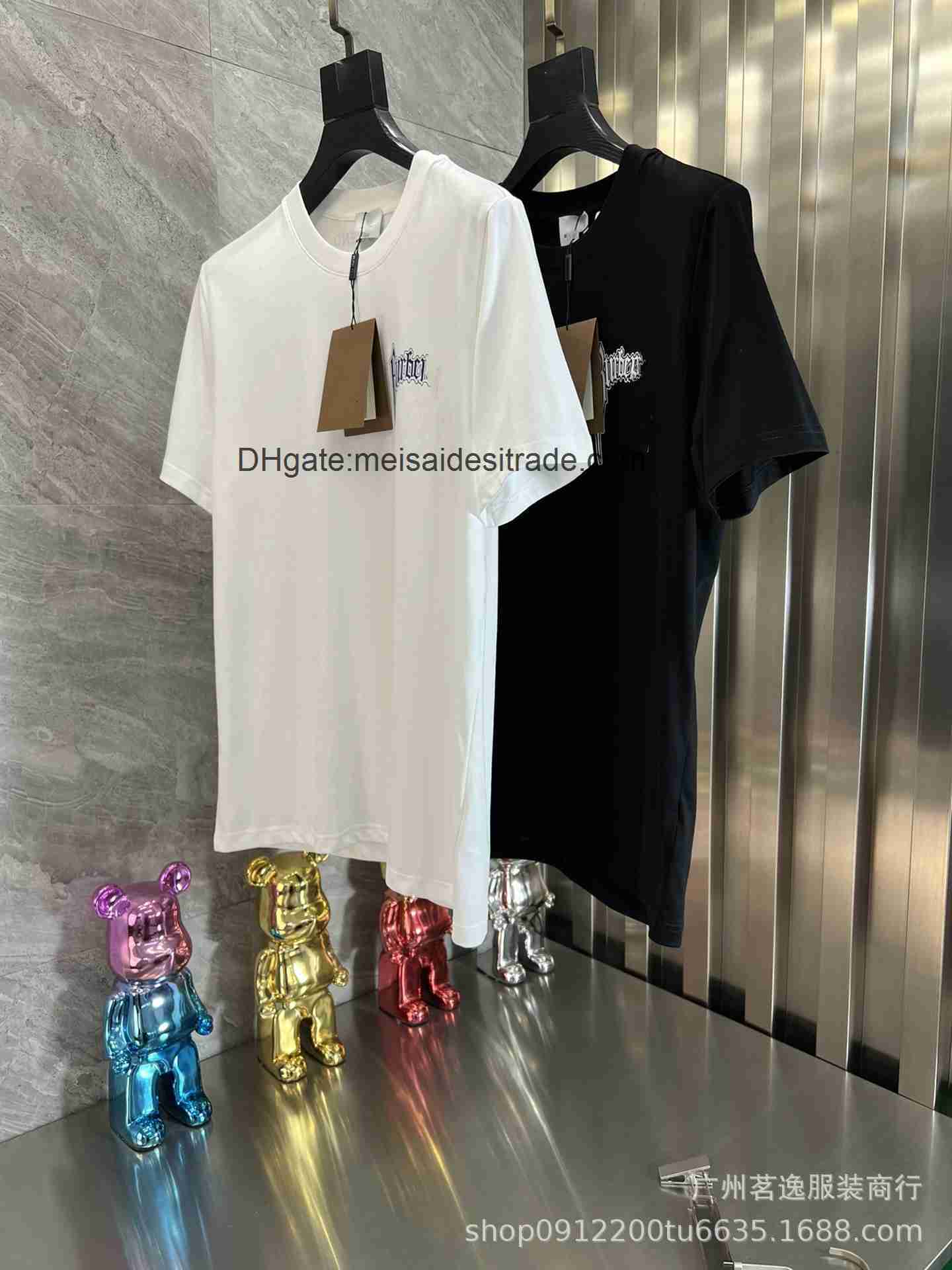AAAAA Designer Luxury T-shirt Bur Brand Correct version BU home digital printed round neck short sleeved T-shirt trend high street unisex ins trend, Black
AAAAA Designer Luxury T-shirt Bur Brand Correct version BU home digital printed round neck short sleeved T-shirt trend high street unisex ins trend, Black