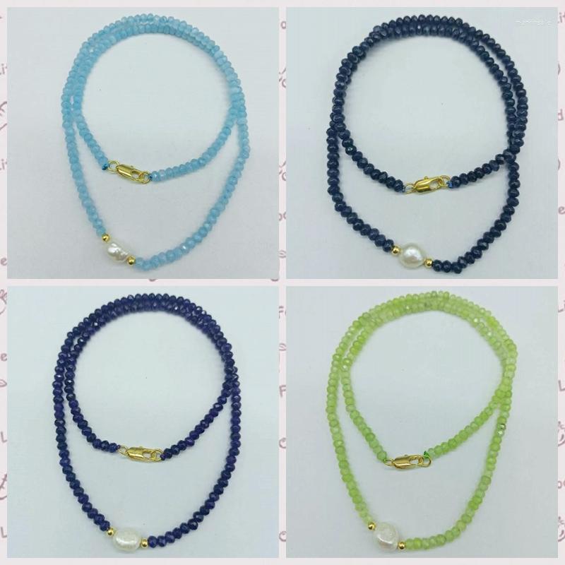 Chains Exquisite 2x4mm Faceted Assorted Gemstones Rondelle Beads & 8-9mm White Freshwater Pearl Necklace 18 Inch Women's Jewelry
Chains Exquisite 2x4mm Faceted Assorted Gemstones Rondelle Beads & 8-9mm White Freshwater Pearl Necklace 18 Inch Women's Jewelry