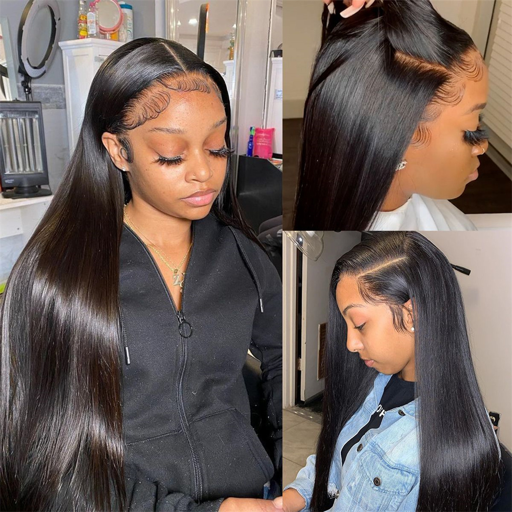 26 Inch Lace Closure Wig Brazilian Straight Lace Frontal Human Hair Wigs for Women 150% Cheap Natural Hair Wig with Baby Hair, Natural color
26 Inch Lace Closure Wig Brazilian Straight Lace Frontal Human Hair Wigs for Women 150% Cheap Natural Hair Wig with Baby Hair, Natural color
