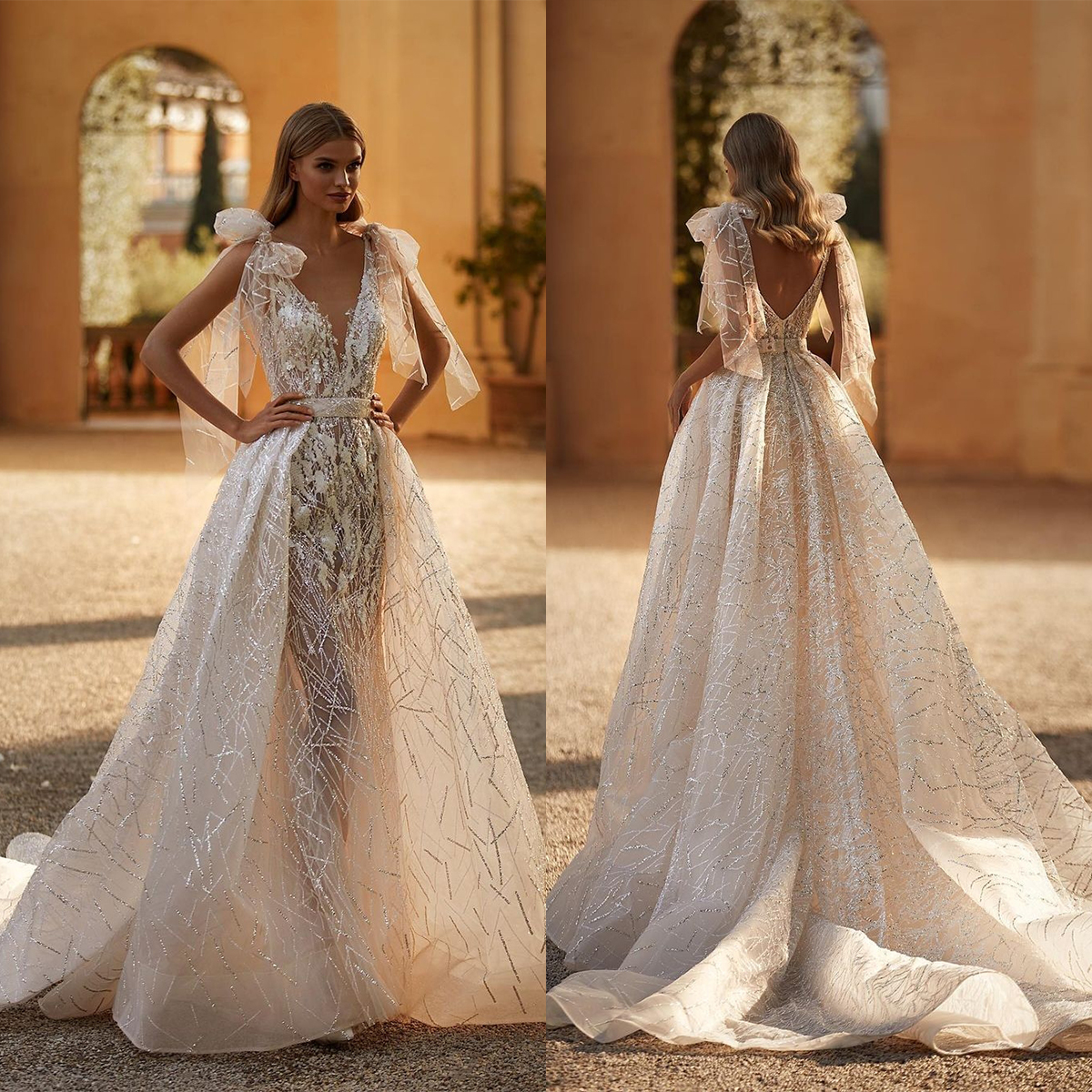 Luxury Mermaid Wedding Dresses Sexy Deep V Neck Backless Detachable Train Robe De Mariee Custom Made Appliqued Lace Bridal Gowns, Red
Luxury Mermaid Wedding Dresses Sexy Deep V Neck Backless Detachable Train Robe De Mariee Custom Made Appliqued Lace Bridal Gowns, Red