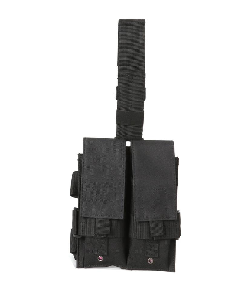 Tactical Drop Leg Rifle Magazine Ammo Pouch holder for Airsoft Paintball with Double Mag Bag Mag Pouch Holder for 556 2234819697, Black
Tactical Drop Leg Rifle Magazine Ammo Pouch holder for Airsoft Paintball with Double Mag Bag Mag Pouch Holder for 556 2234819697, Black