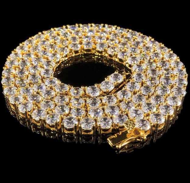 Custom S925 Necklace Soild 10k 14k Gold Plated Hiphop Tennis Chain 4mm Round Moissnite Tennnis Necklace
Custom S925 Necklace Soild 10k 14k Gold Plated Hiphop Tennis Chain 4mm Round Moissnite Tennnis Necklace