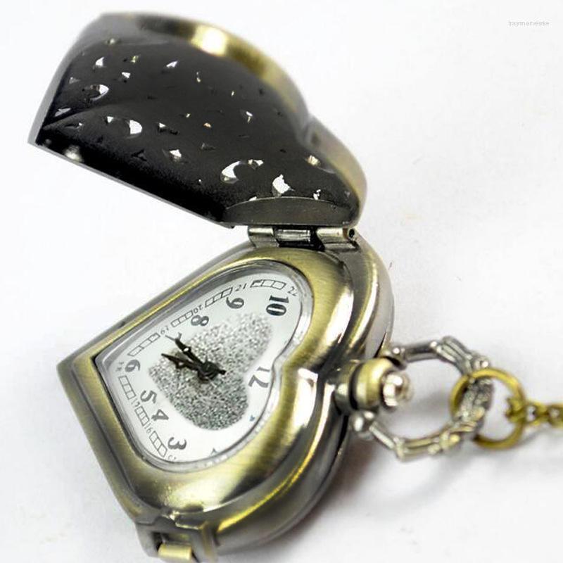 Pocket Watches Vintage Small Dial Quartz Watch For Men Women Hollow Heart Skeleton Fob Chain Pendant Necklace Clock Collection Gift, Bronze2
Pocket Watches Vintage Small Dial Quartz Watch For Men Women Hollow Heart Skeleton Fob Chain Pendant Necklace Clock Collection Gift, Bronze2